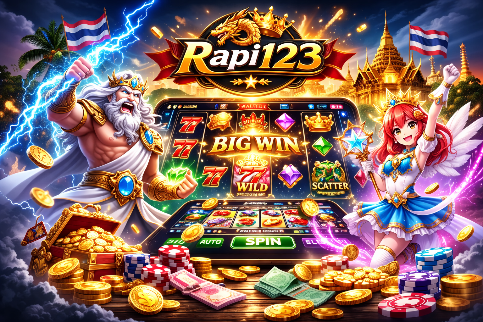 Slot Gacor Thailand di Rapi123: Sensasi yang Beda dari Biasanya